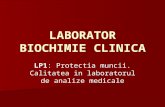 Laborator Biochimie Clinica 1