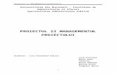 Proiect Management - proiectul si managementul de proiect