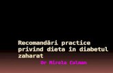 8.Recomandări Practice Privnd Dieta În Diabetul Zaharat
