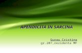 Apendicita in Sarcina