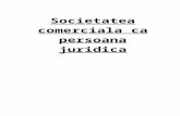 Societatea Comerciala CA Persoana Juridica