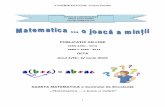 Gazeta Matematică „Matematica...o Joacă a Minții”Ediția a II-A