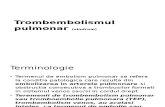 Trombembolismul pulmonar sindrom