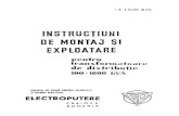 Instructiuni de Montaj Si Exploatare TR 100-1600kVA