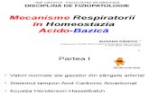 Mecanisme Respiratorii in Echilibrul Acido-bazic
