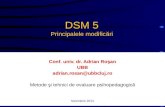 Principalele modificari DSM 5  metode.ppt