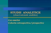 Studii Analitice (Observationale Analitice)