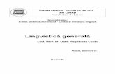 Lingvistica Generala - Cenac Oana