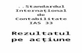 IAS Standardul International de Contabilitate IAS 33