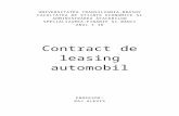 Contract de Leasing Automobil