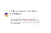 Introducere in statisticile inferentiale