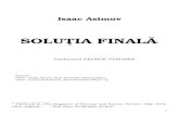 Isaac Asimov - Solutia Finala v1.0