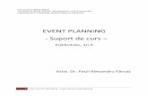 Suport de Curs Event Planning