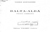V Alecsandri - Balta Alba