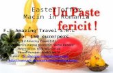 Easter offer Macin in Romania F.E Amazing Travel S.R.L Price: 150 euro/pers F.E Amazing Travel S.R.L Headquarters: Colegiul Economic “Delta Dunarii” Address: