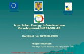 ACQUISTEM, Ediţia a IX-a - 30-31 august 2012 - Parcul Solar Icpe - Bucureşti Icpe Solar Energy Infrastructure Development/INFRASOLAR Contract no: 78/29.09.2009.