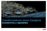 © ABB Group 2009 | Slide 1 Transformadores secos Zaragoza Accesorios y opciones.