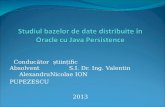 Studiul bazelor de date distribuite  î n Oracle cu Java Persistence