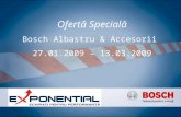 Ofert ă  Special ă Bosch Albastru & Accesorii  27 .0 1 .200 9  –  13 . 03 .200 9