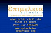 asociación civil sin fines de lucro Pers Jur 1817429 epimeleia-argentina