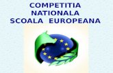 COMPETITIA  NATIONALA  SCOALA  EUROPEANA