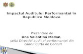 Impactul Auditului Performanței în Republica Moldova