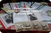 Proiect educa țional „Vreau să-l cunosc pe Eminescu” ianuarie 2014