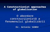 O abordare construcţionistă a fenomenului globalizării
