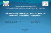 Optimizarea reţelelor mobile UMTS în momentul apariţiei congestiei