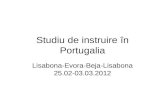 Studiu  de  instruire în Portugalia