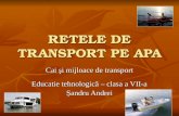 RETELE DE TRANSPORT PE APA