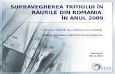 SUPRAVEGHEREA TRITIULUI ÎN RÂURILE DIN ROMÂNIA  ÎN ANUL 2009