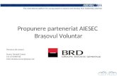 Propunere parteneriat AIESEC  Bra şovul Voluntar