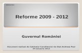 Reforme 2009 - 201 2