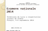 Examene n a ţionale  2014