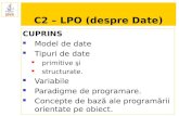 C2 – LPO (despre Date)