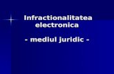 Infractionalitatea electronica - mediul juridic -