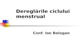 Dereglările ciclului menstrual