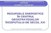 RESURSELE ENERGETICE  ÎN CENTRUL GEOSTRATEGIILOR ÎNCEPUTULUI DE SECOL XXI