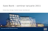 Saxo Bank – seminar Ianuarie 2011
