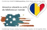 America  văzută cu ochi de bibliotecar român