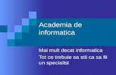 Academia de informatica