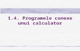 1.4. Programele conexe unui calculator