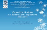 Creativitate a ca dimensiune cognitivă pozitivă