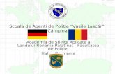 Şcoala de Agenţi de Poliţie “Vasile Lascăr”  Câmpina