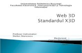 Web 3D  Standardul  X3D