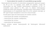 Instrucţiuni de transfer al controlului programului