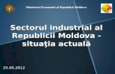 Sectorul industrial al Republicii Moldova - situaţia actuală