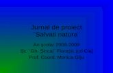 Jurnal de proiect ¨Salvati natura¨