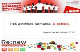 PES activists România.  O echipă. Raport de activitate 2011.